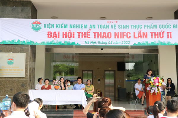 Đại hội thể thao Viện Kiểm nghiệm ATVSTPQG