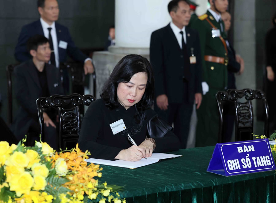 Lãnh đạo, cán bộ ngành Y tế tiếc thương tiễn biệt Tổng Bí thư Nguyễn Phú Trọng - Ảnh 7