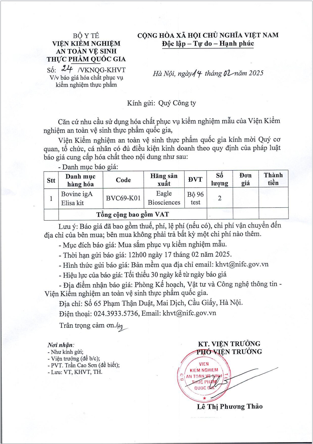 Thư mời báo giá hóa chất phục vụ 23Win nhà cái cá cược online uy tín với hơn 100 trò chơi hot như thể thao Trang Chủ 23 Win - Link Đăng Ký 23Win.com