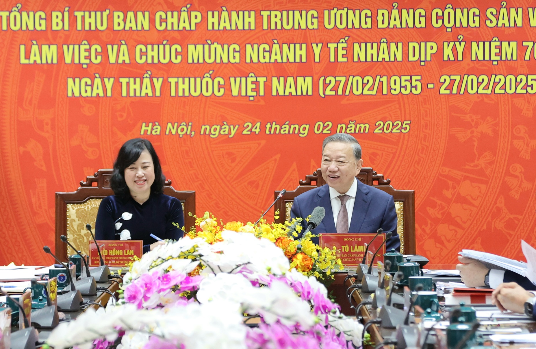 Toàn văn phát biểu của Tổng Bí thư Tô Lâm tại buổi làm việc với 23win.Com Nhà Cái Uy Tín Số 1 Châu Á nhân Ngày Thầy thuốc Việt Nam- Ảnh 2.